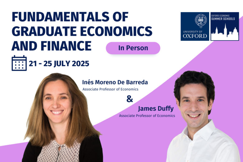 Fundamentals of Graduate Economics: In Person