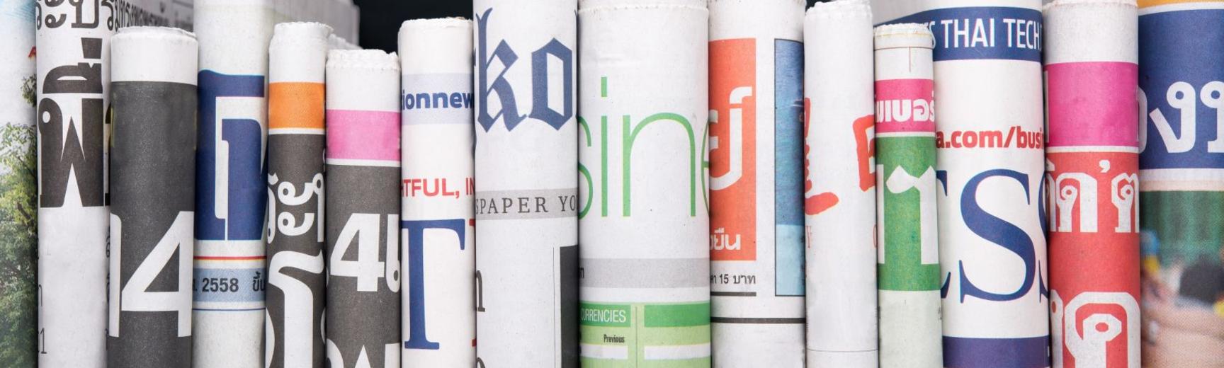 Newspapers from around the world