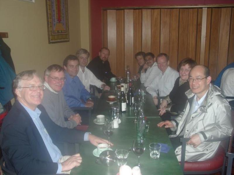 Peter Neary (third from right) and Alan Woodland (first left) - Australasian Trade Workshop held in Dunedin in New Zealand in 2007