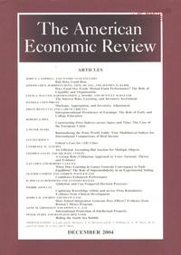 American Economic Review American Economic Review