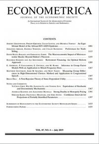 Econometrica Econometrica