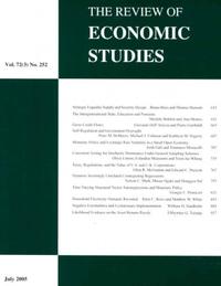 The Review of Economic Studies