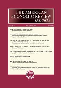 The American Economic Review Insights